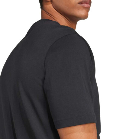 Remera Essentials Big Logo de Hombre Negro