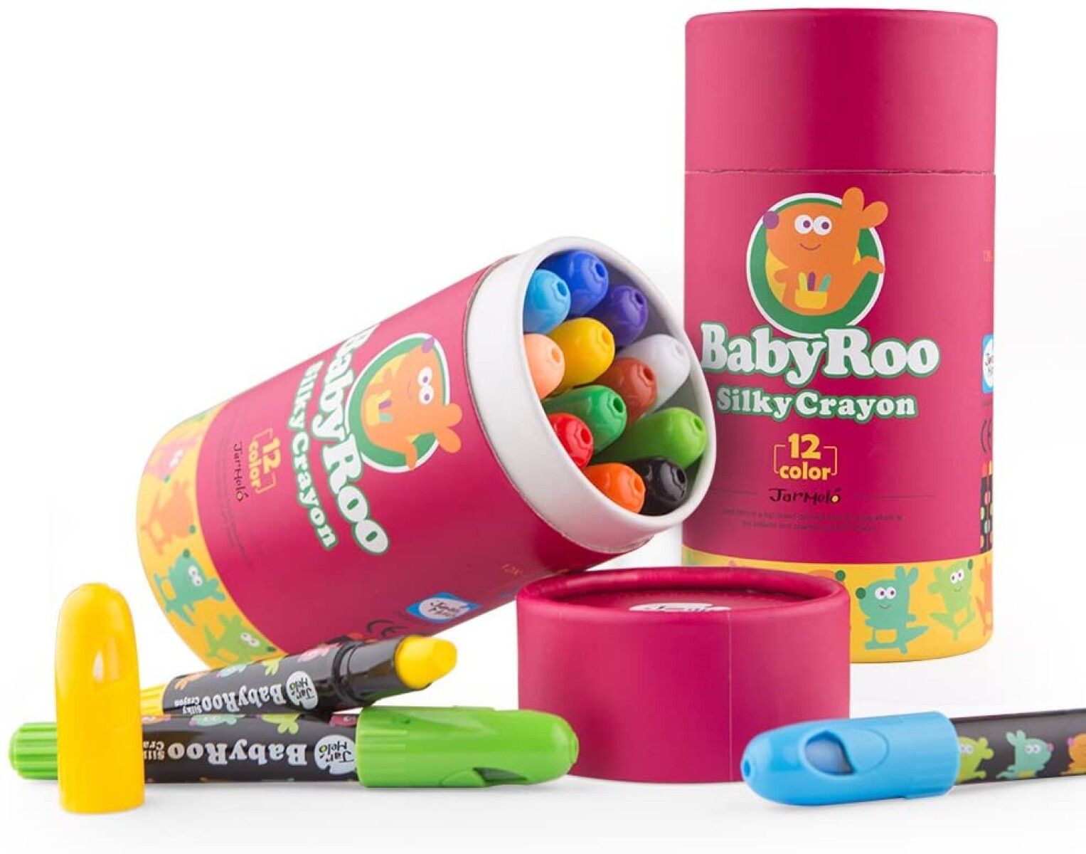 Crayolas Baby Boo Silky Crayons 12 Colores Lavables - 001 