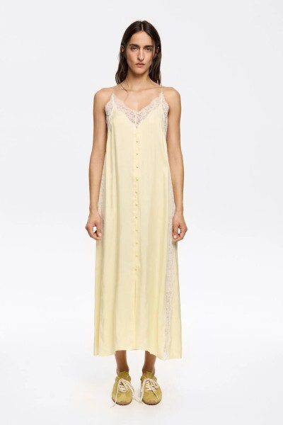 VESTIDO LACE Amarillo