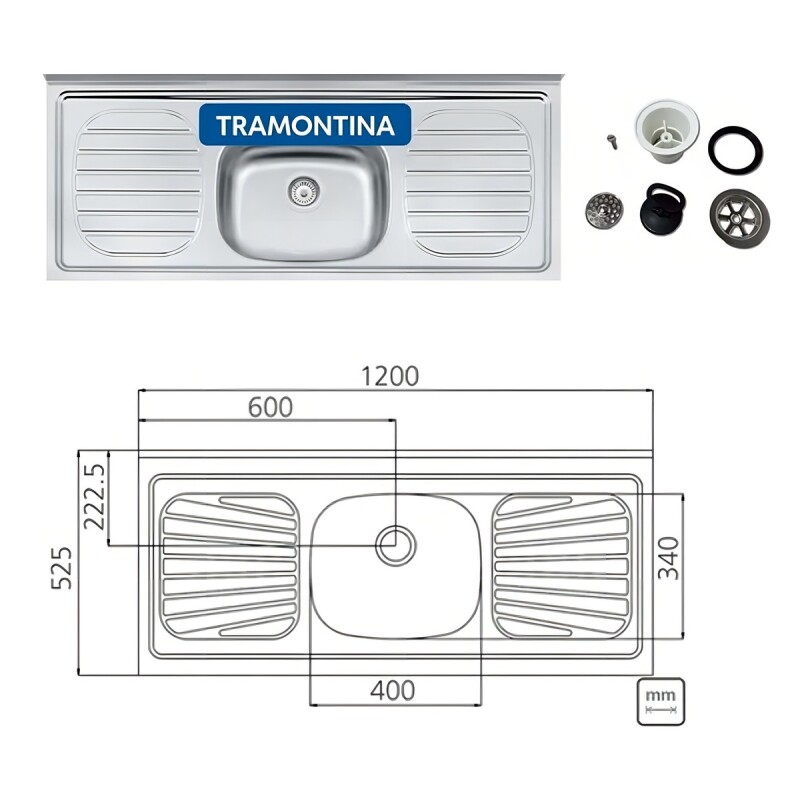 Mueble Cocina Compacta + Pileta Inox Premium 15m Latentación Color Rústico Mueble Cocina Compacta + Pileta Inox Premium 15m Latentación Color Rústico