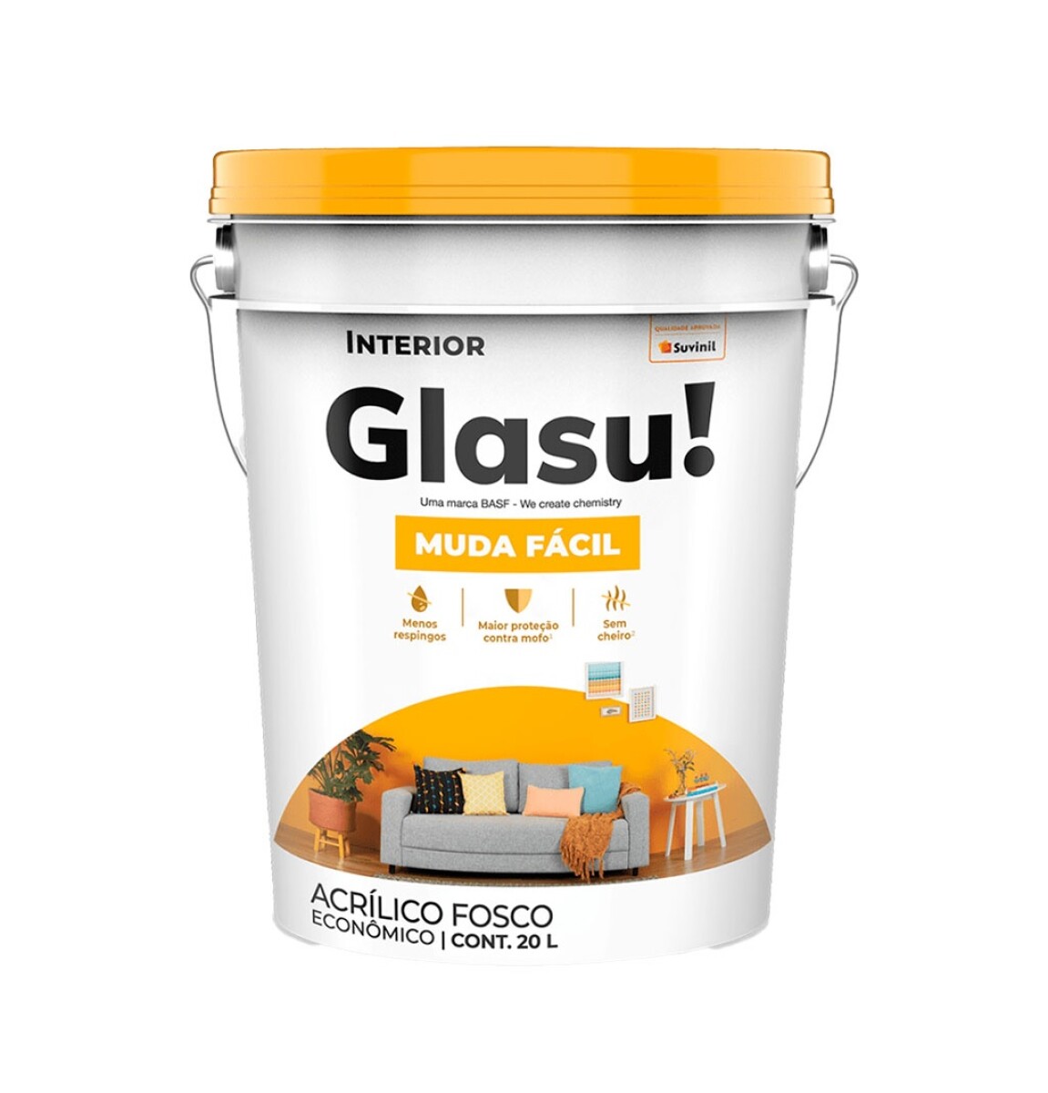 Latex Glasu! 20 litros Interior 