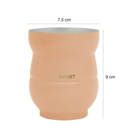 Mate Chico con Doble Pared en Acero Inoxidable 140Ml Comet Rosa