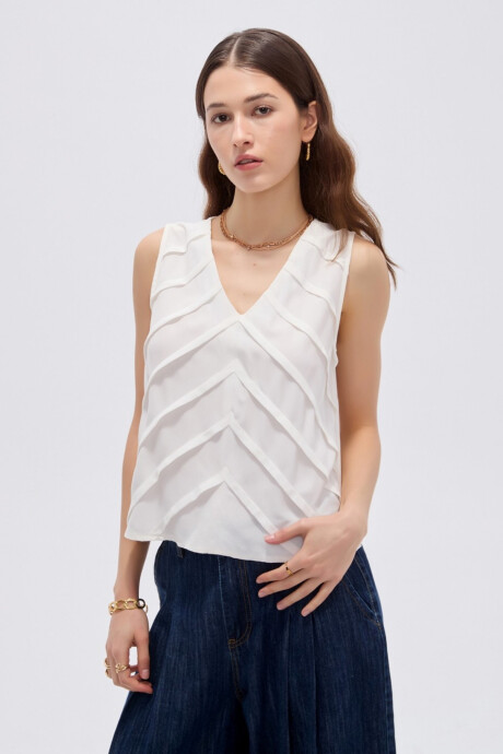Musculosa Kuru Marfil / Off White