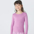 BLUSA ML FEM ROSA OSCURO