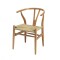 Silla Wishbone - Madera de Haya y Ratán natural Natural
