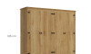 Ropero 4 puertas 2 Cajones Madera - Linea mexicana Natural
