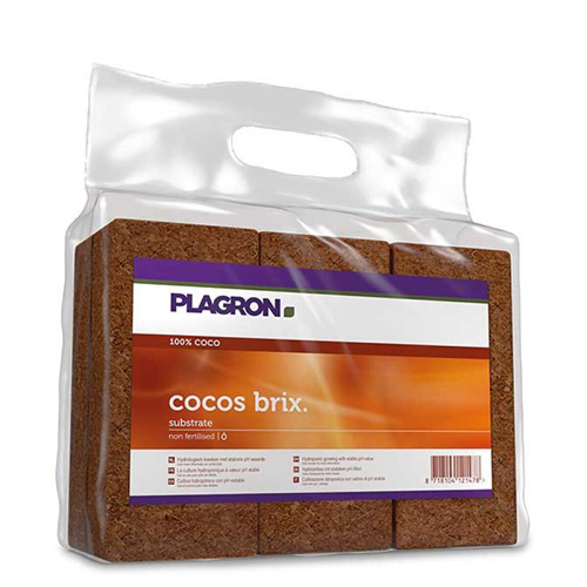 COCOS BRIX 7L PLAGRON - X6 UNIDADES 