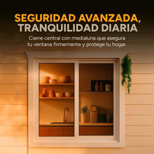 Ventana de PVC Blanco 120 X 100 Cm Corrediza Premium Ventana de PVC Blanco 120 X 100 Cm Corrediza Premium