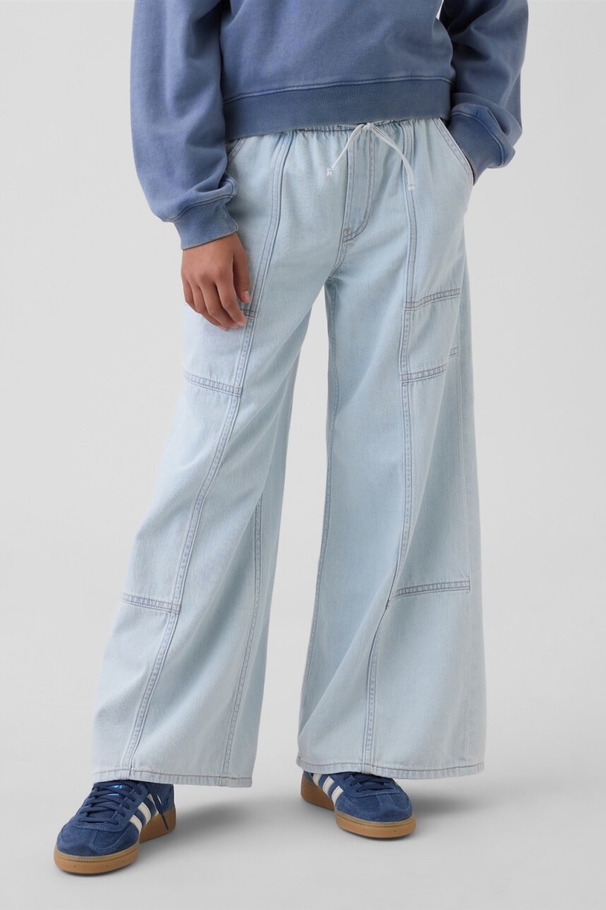Jean Baggy Niña Light Wash
