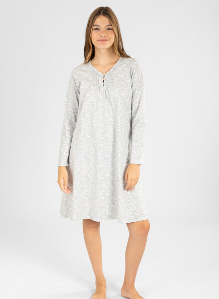 61-1595 camison cuello v Gris