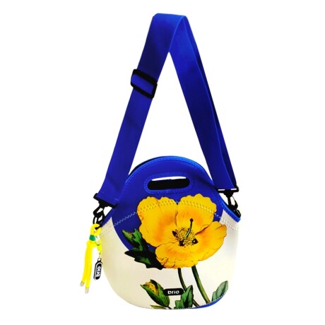 Lunchera de Neopreno Brio LB121-FLW Big Bro con Correa FIORE