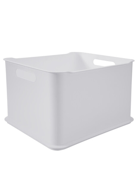 CANASTO PLASTICO RECTANGULAR BLANCO COZA. 38x32x23CM CANASTO PLASTICO RECTANGULAR BLANCO COZA. 38x32x23CM