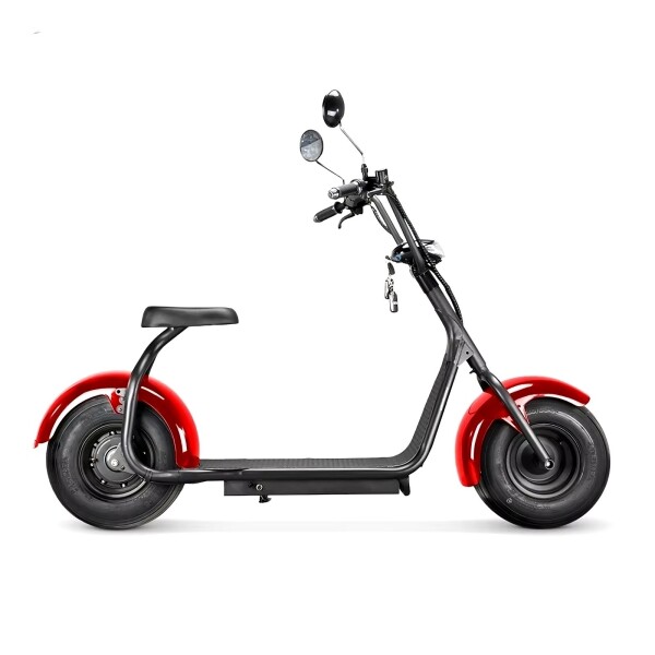 Moto Electrica Gogreen Naked 1500W 12Ah 20Km Autonom. 40Km/h Variante Color Rojo