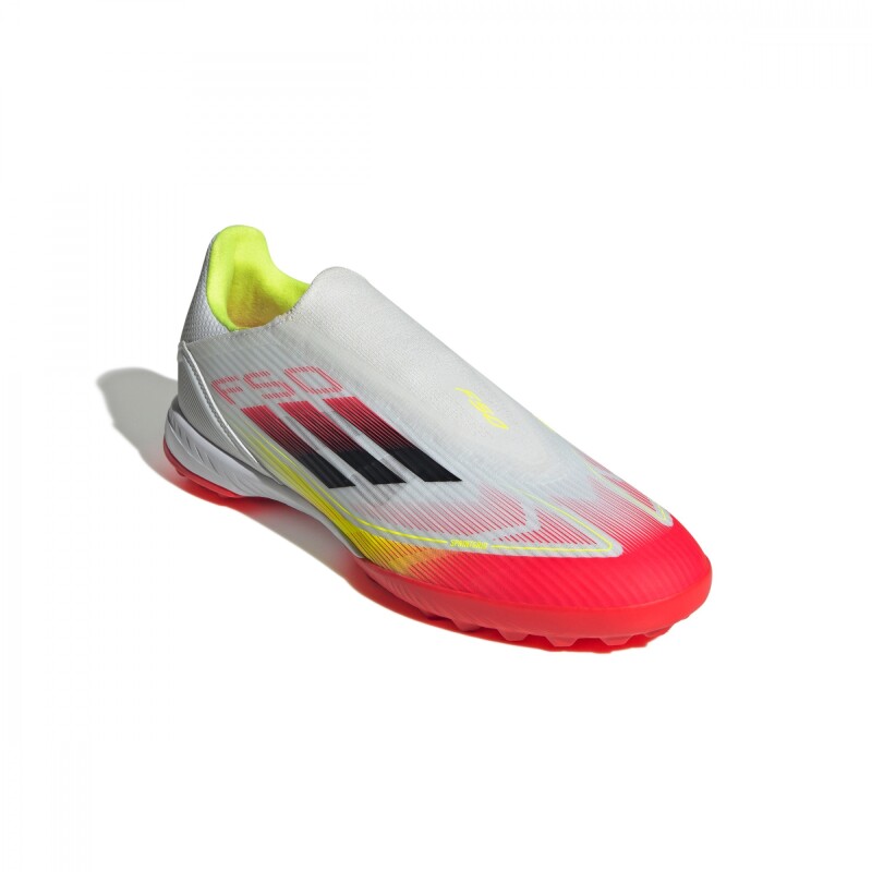 Championes de fútbol F50 League Laceless de Hombre Blanco