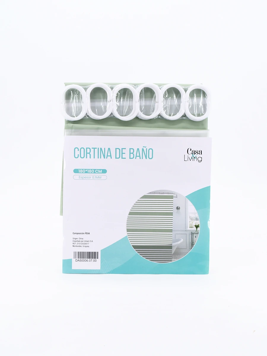 CORTINA PEVA - VERDE 