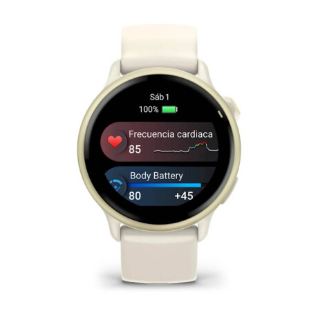 Reloj inteligente Garmin Vivoactive 6 con GPS Blanco Tiza