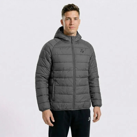CAMPERA GD MEN C/CAP gris city
