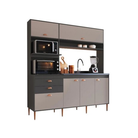 COCINA COMPACTA 1.85 GRAFITO INTENSO ARTECAS DIVA COCINA COMPACTA 1.85 GRAFITO INTENSO ARTECAS DIVA