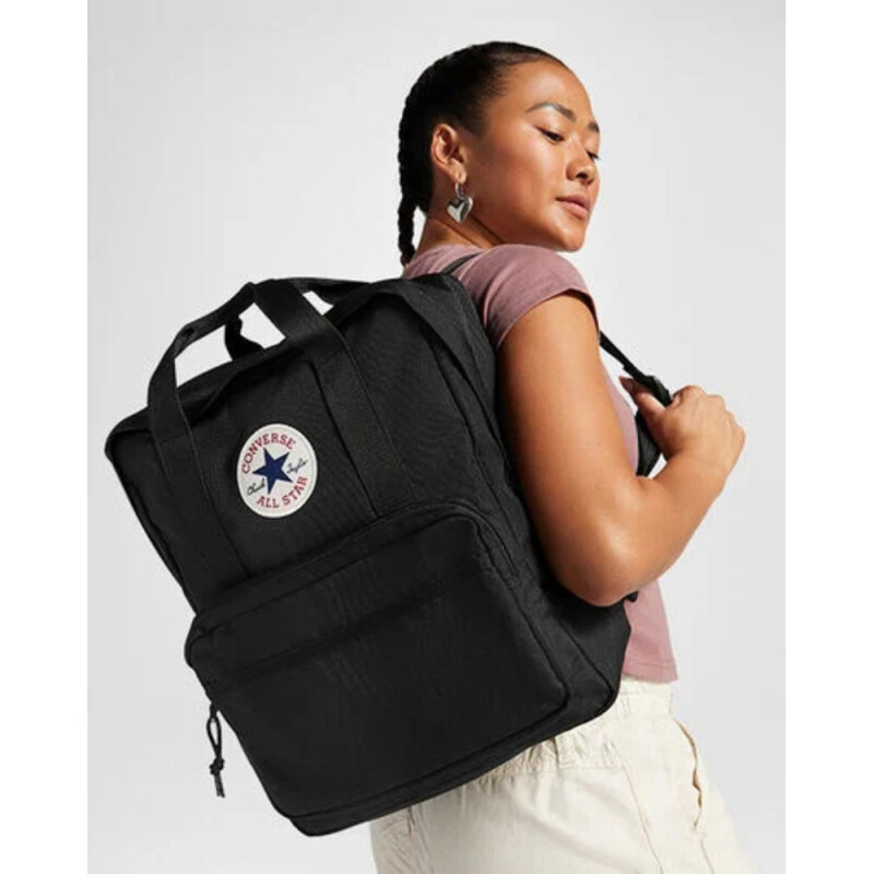 SMALL SQUARE BACKPACK BLACK BLACK