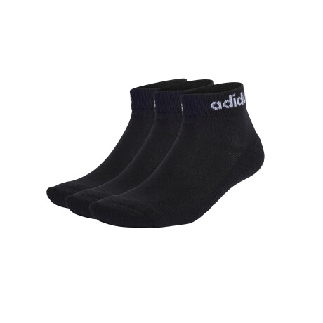 MEDIAS adidas LINEAR TOBILLO 3 Black