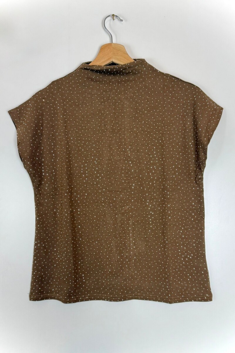 BLUSA CALADA NODE - CAMEL 