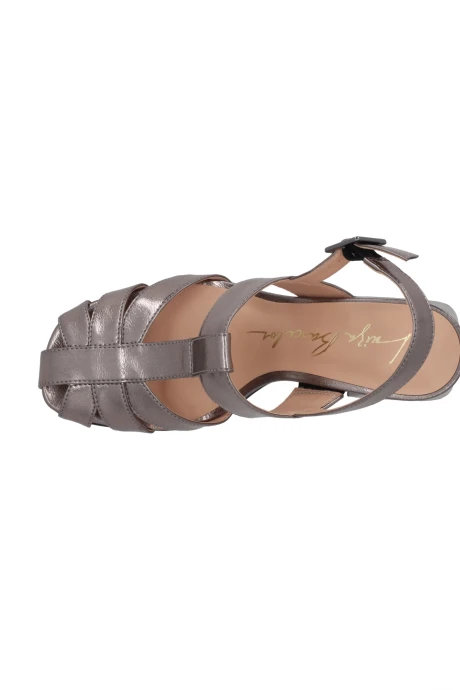 Sandalia Metalcor Plateado