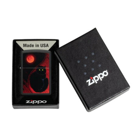 Encendedor Zippo Black Cat - 48453 Encendedor Zippo Black Cat - 48453