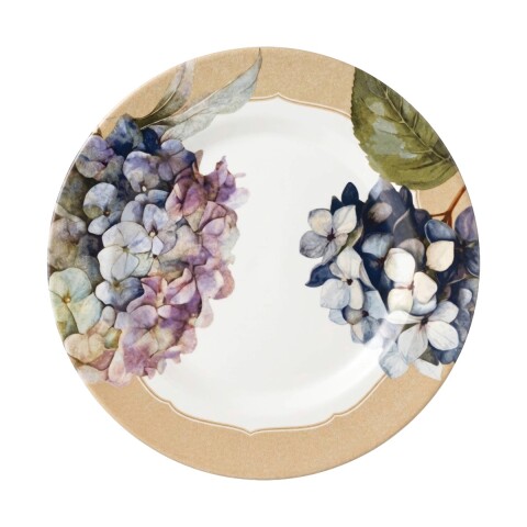 PLATO PLAYO DIS FLORES HORTENCIA 29CM Unica