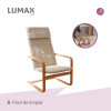 Sillón Silla Lumax Flex Diseño Comodidad y Estilo Beige