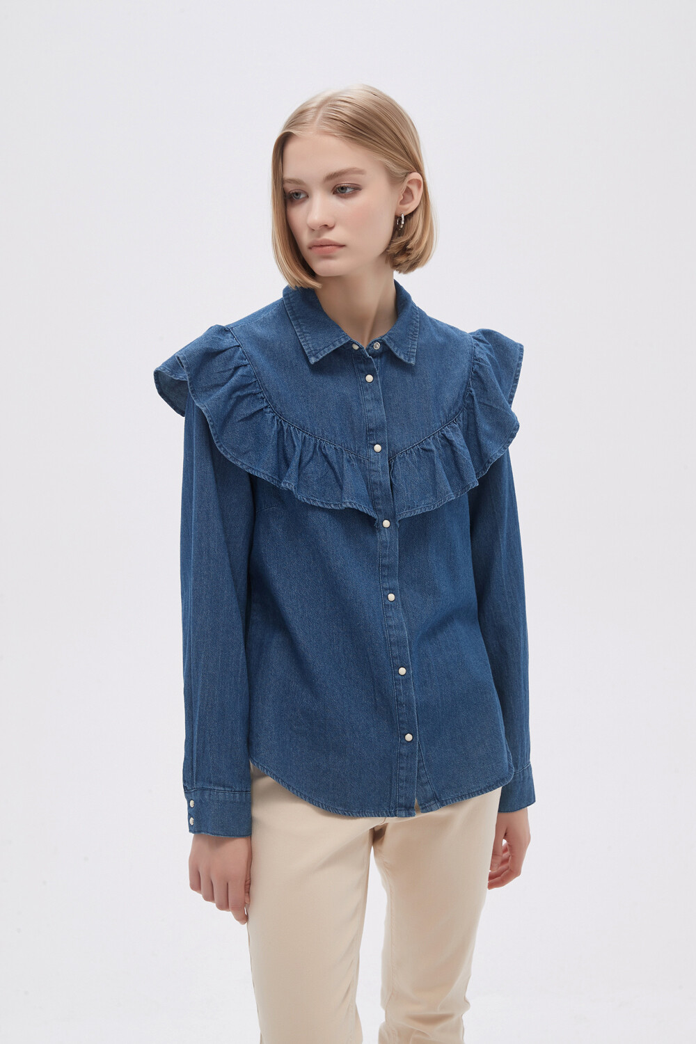 Camisa Dola Azul Medio