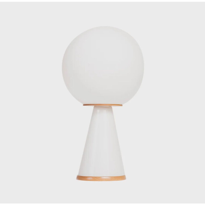 Lampara de Mesa Esfera en Madera Imbuia Lampara de Mesa Esfera en Madera Imbuia