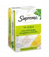 Té Supremo 20 sobres Verde con Moringa, Jengibre y Limon