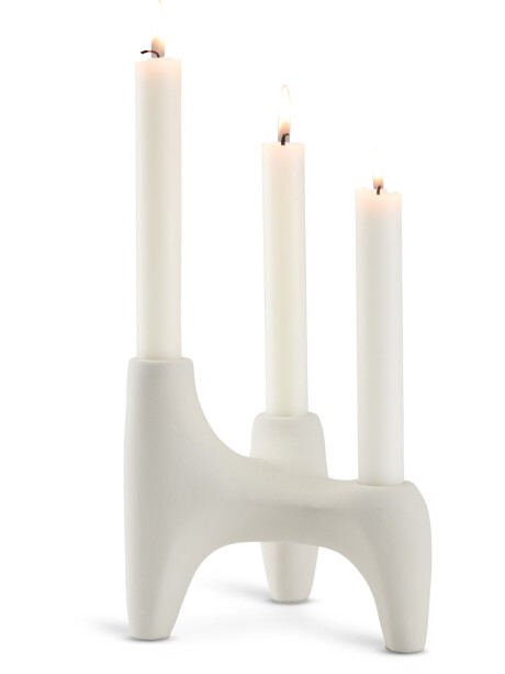 Portavelas VIGNIR A13xL16xA15cm blanco Portavelas VIGNIR A13xL16xA15cm blanco