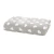 Toalla Baño Estampada Prisma 100% Algodón 70x140 cm Gris / Corazón Blanco