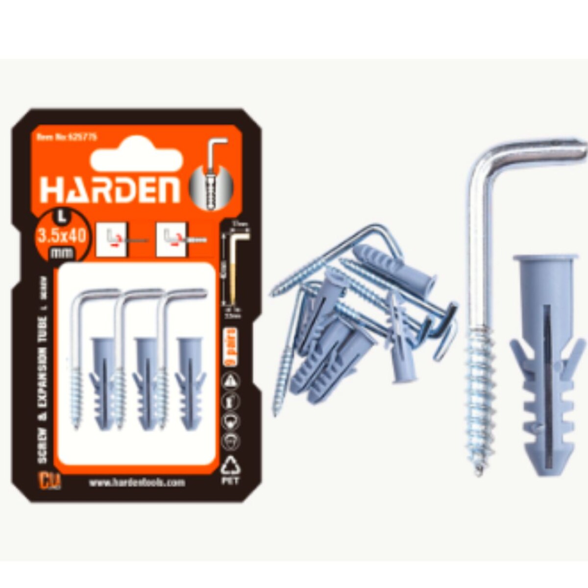 JUEGOS DE 9 PITON RECTO ENC TACO 6MM HARDEN ++ - N/a 