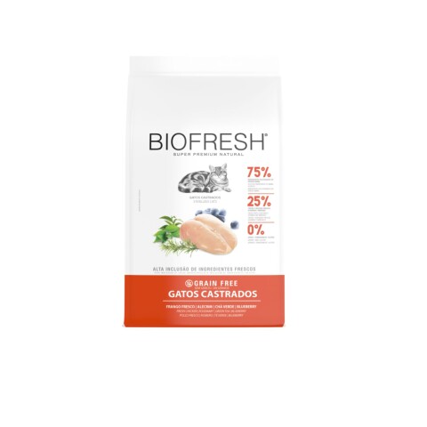 BIOFRESH GATOS CASTRADOS (Pollo) 1,5 KGS Biofresh Gatos Castrados (pollo) 1,5 Kgs