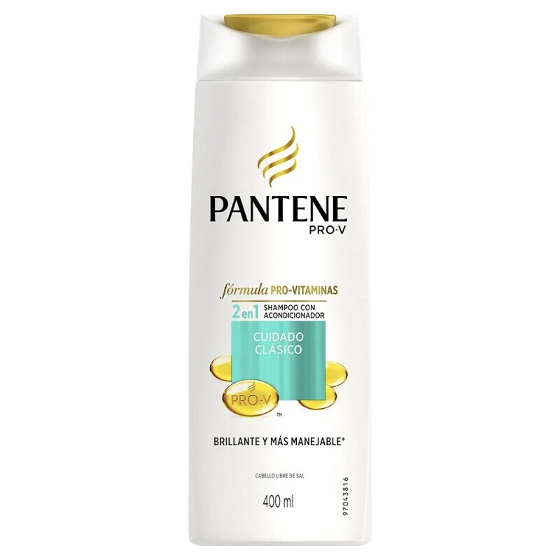 Pantene Shampoo 2 en 1 Cuidado Clásico 400 ml Pantene Shampoo 2 en 1 Cuidado Clásico 400 ml