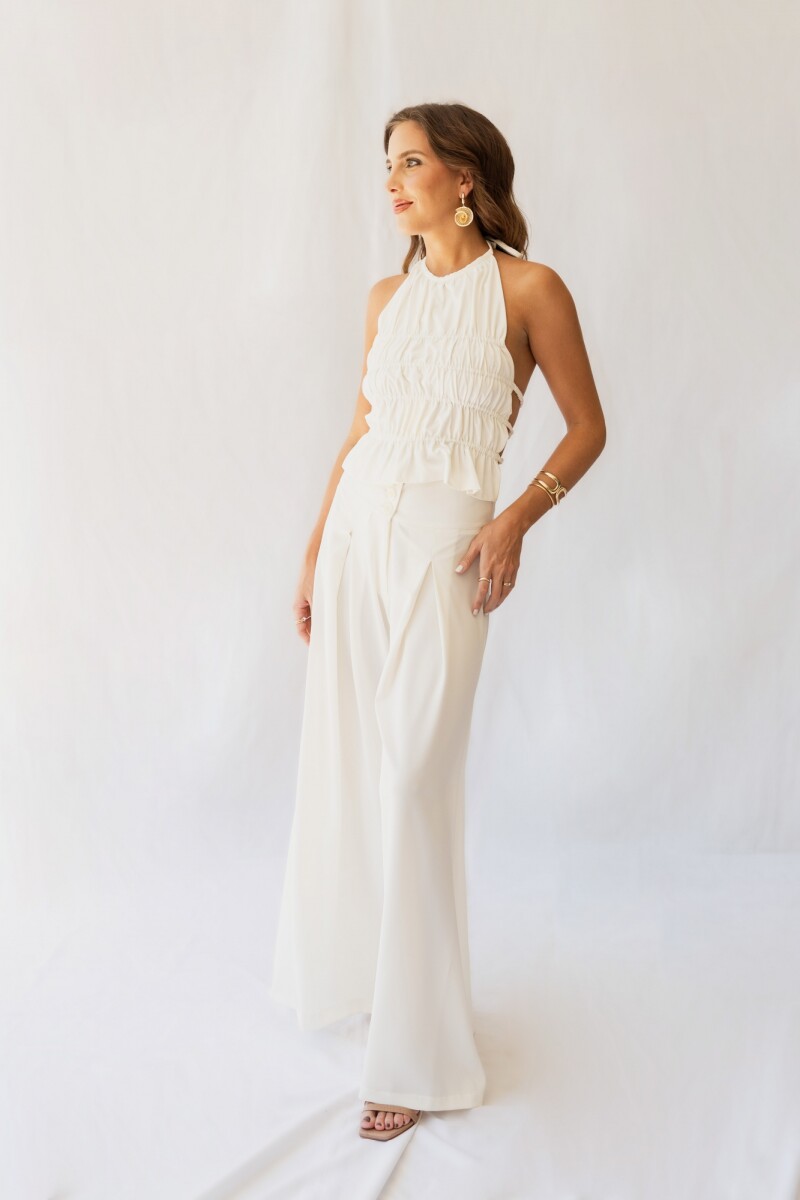 PANTALON HELENA OFF WHITE 