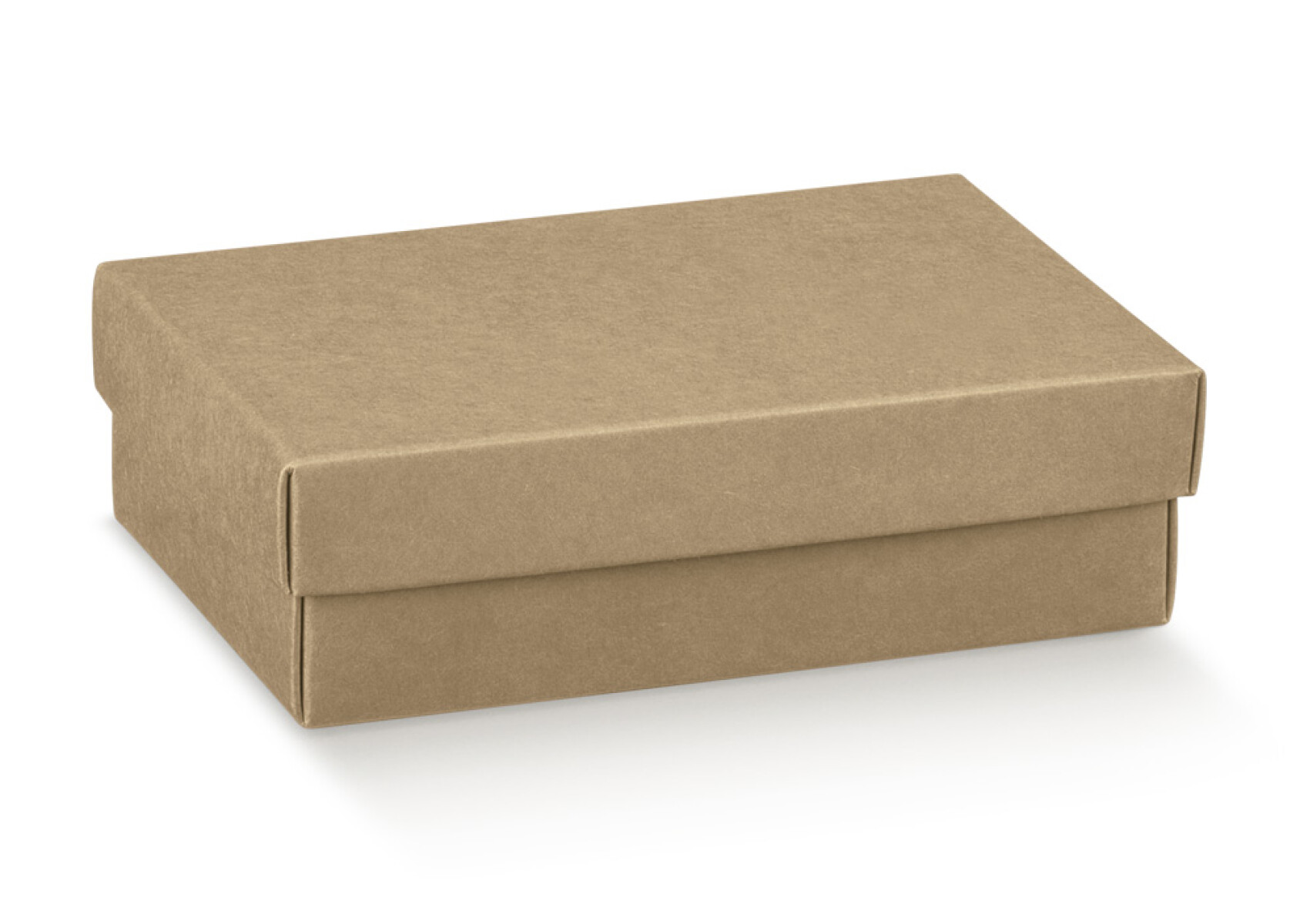 Caja base+tapa 9,5x6,5x4 cm. - KRAFT MARRON 