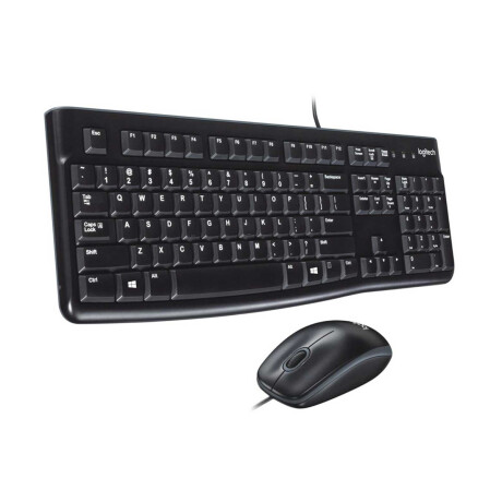 Combo teclado + mouse logitech mk120 | usb español Negr0