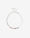 Chokers Metal Choker Corazones Metal - Plateado Rodio