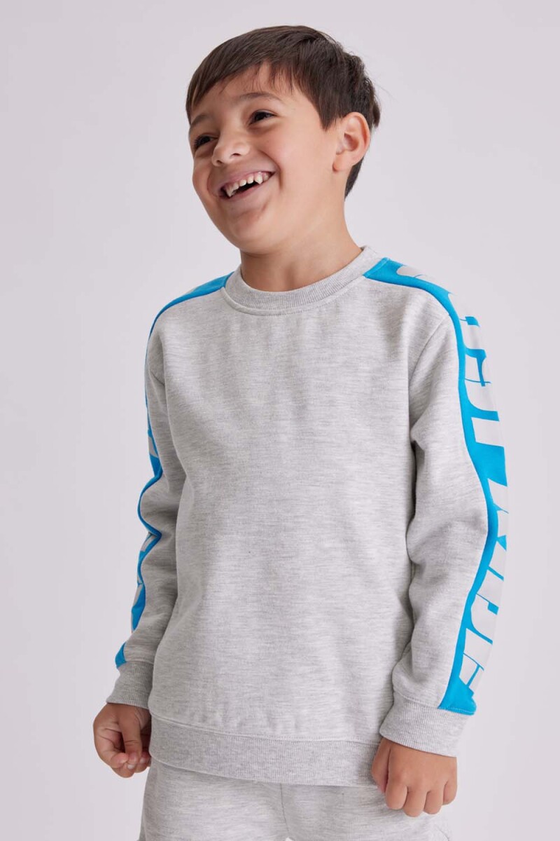 Buzo deportivo Gris Melange