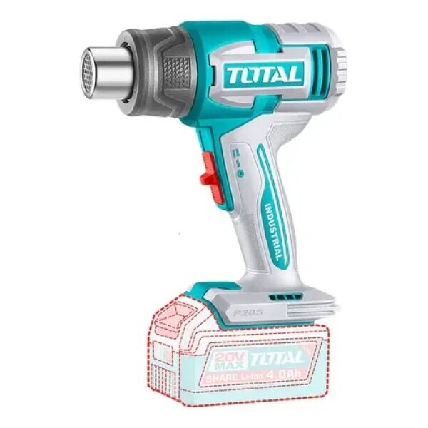 Pistola de Calor a Batería 20V 580° sin Batería sin Cargador Total TBLI2008 Pistola de Calor a Batería 20V 580° sin Batería sin Cargador Total TBLI2008
