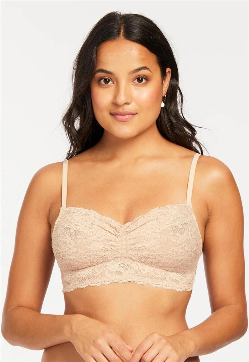 Bralette Encaje - Beige 