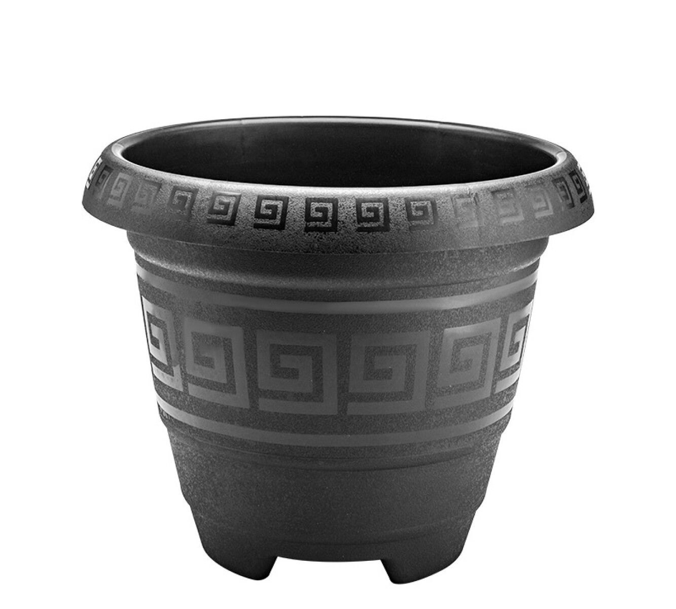 MACETA REDONDA 26 LITROS NEGRO REF - NEGRO 