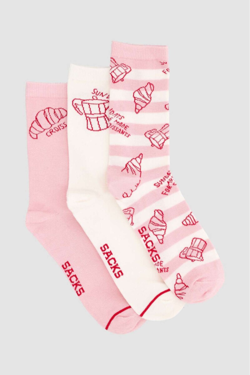 Pack de 3 medias con diseños variados - Variante 41 