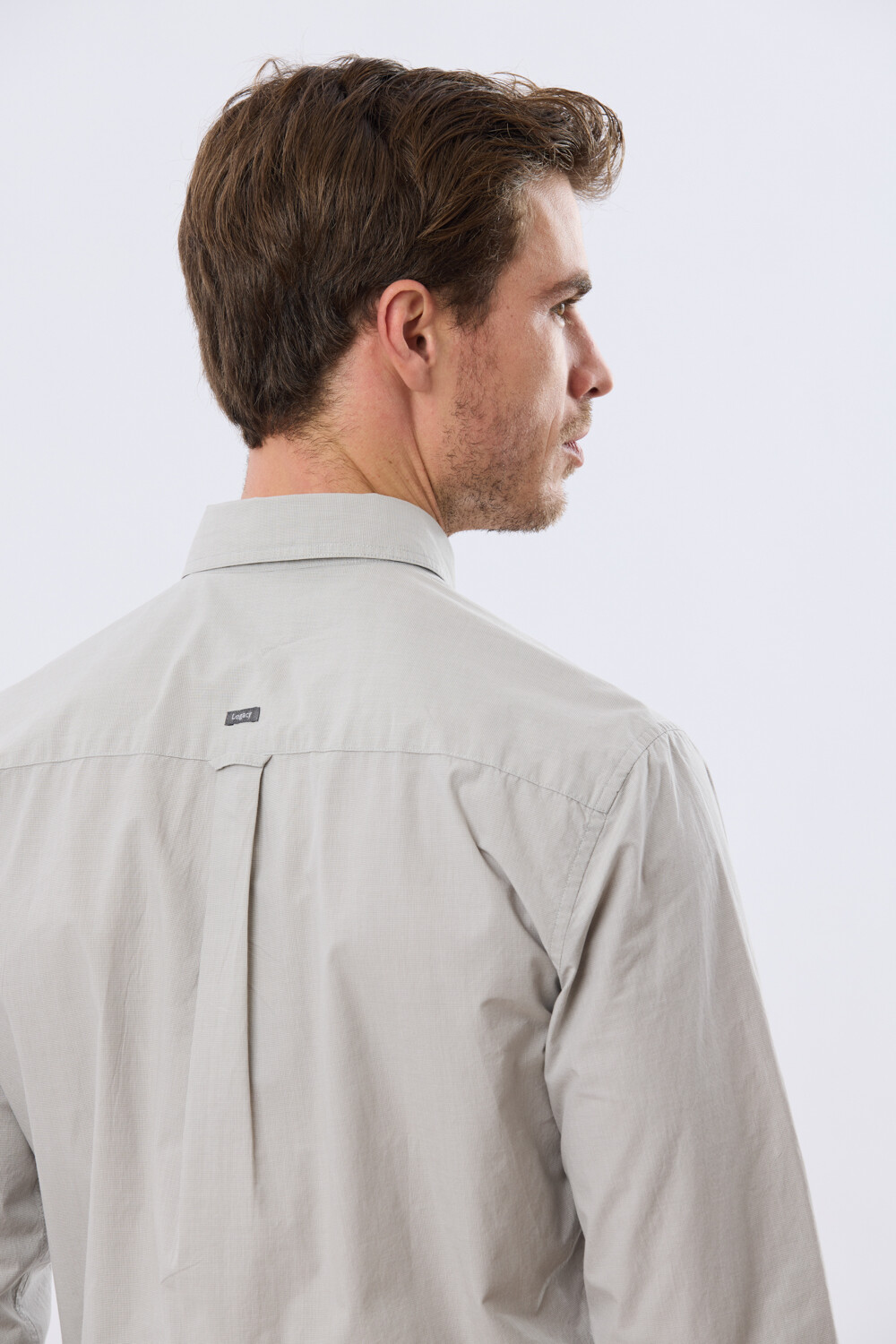CAMISA CUADROS DE ALGODÓN Verde