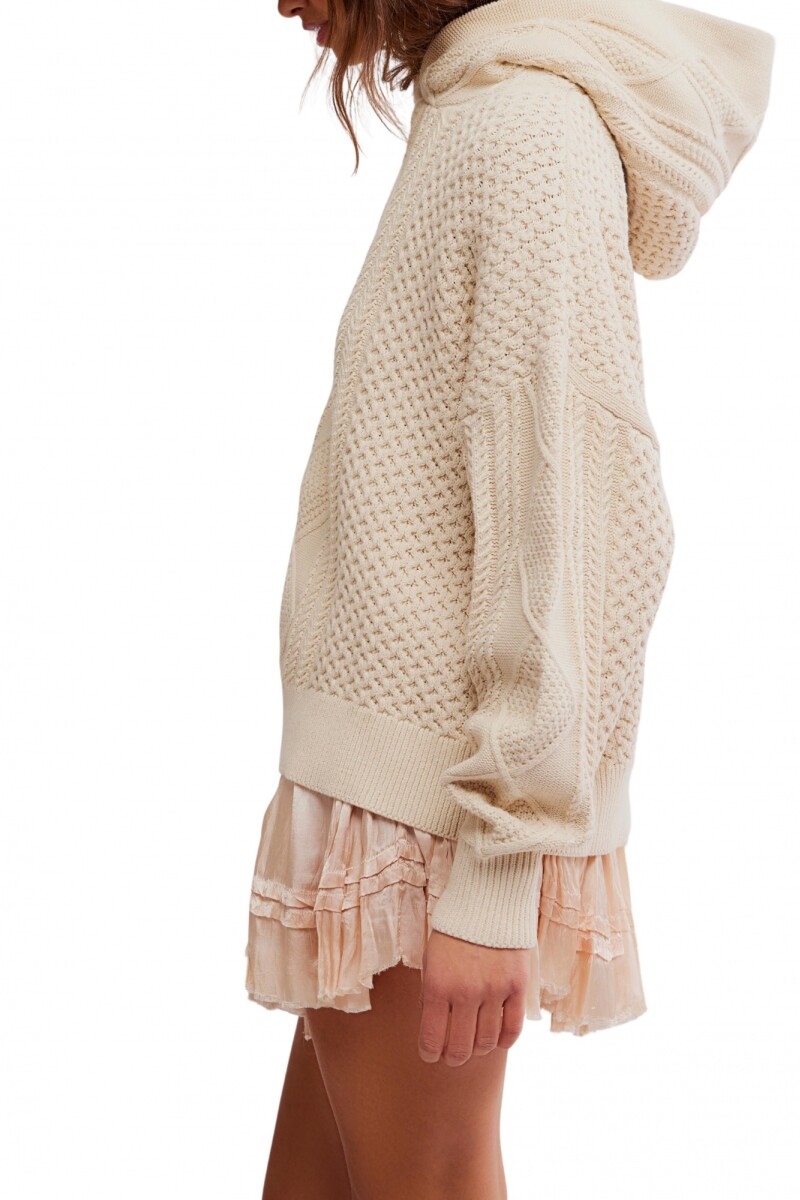 Hoodie Explorer Marfil