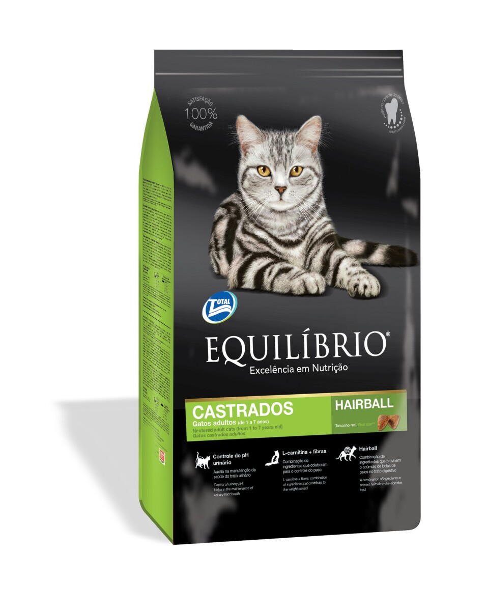 EQUILIBRIO GATOS CASTRADO 1,5KG 