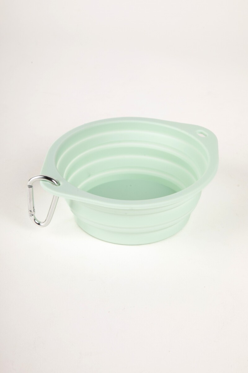 PLATO CHICO PLEGABLE DE SILICONA PARA PERRO 